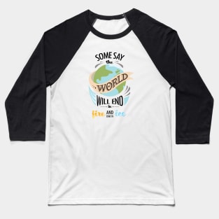 Fire and Ice Baseball T-Shirt